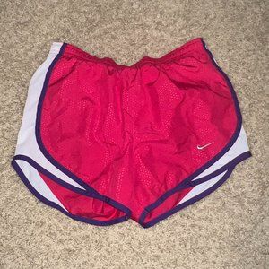 Pink and Purple Nike Shorts